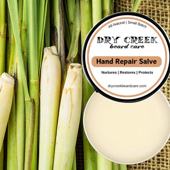 Hand Repair Salve - Winter Hand Repair - Lemongrass Essential Oil Salve - Picture 1 of 4